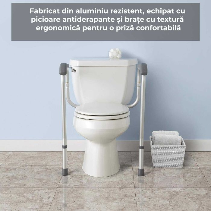 Cadru sprijin pentru vasul de toaleta persoane cu mobilitate scazuta