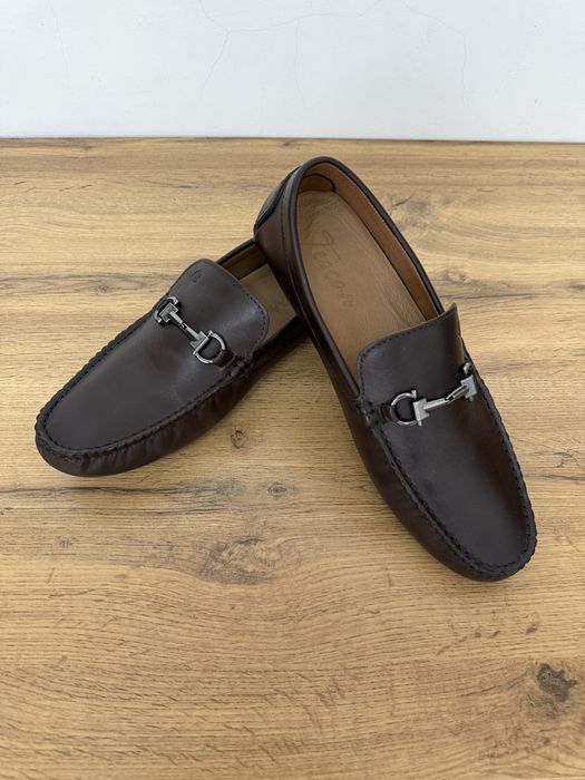 Мужские кожаные мокасины Tezcan Shoes, размер 43 (Турция)