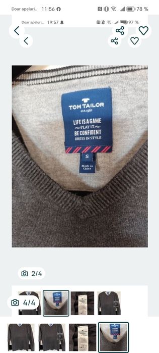 Tom Taylor pulover bărbat S