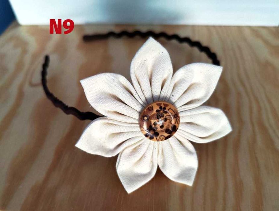 Диадема с цвете, ръчна изработка