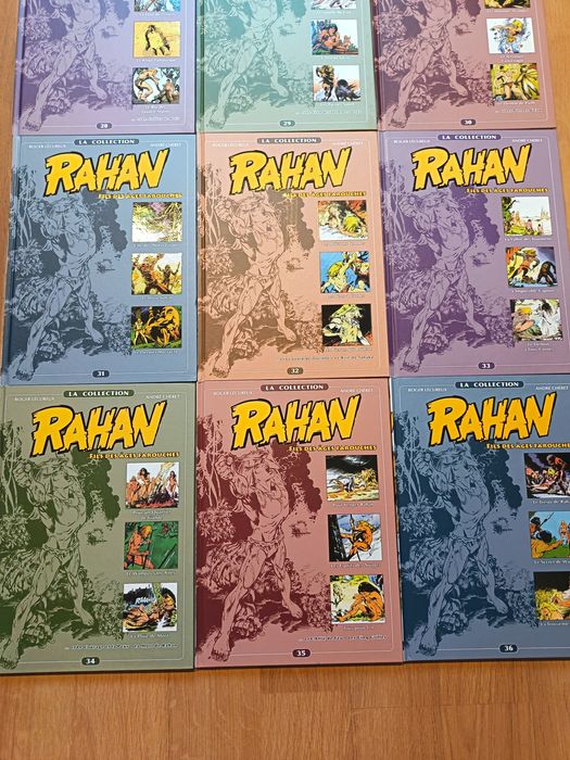 Colecția completa Rahan Altaya 67 volume cartonate, preț 5000 lei.