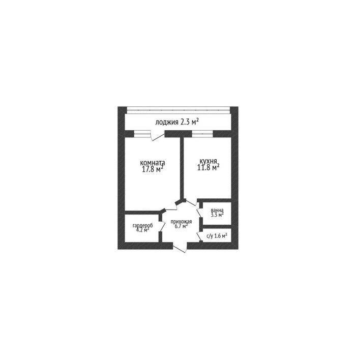 1 ком мкр.Алтын Арман 48 м2
