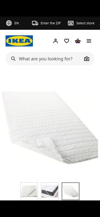 Наматрасник-топпер IKEA Angsvide 80×200