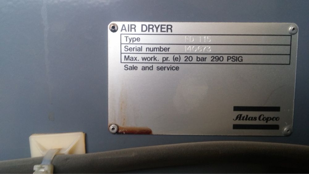 Винтов компресор атлас скопко