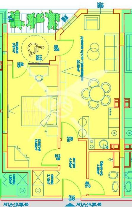 Двустаен - Мадика