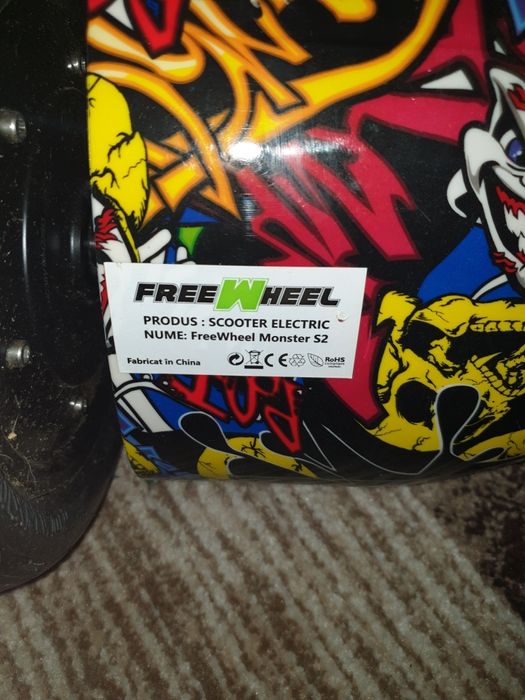 Hoverboard FreeWheel Monster S2 Smart