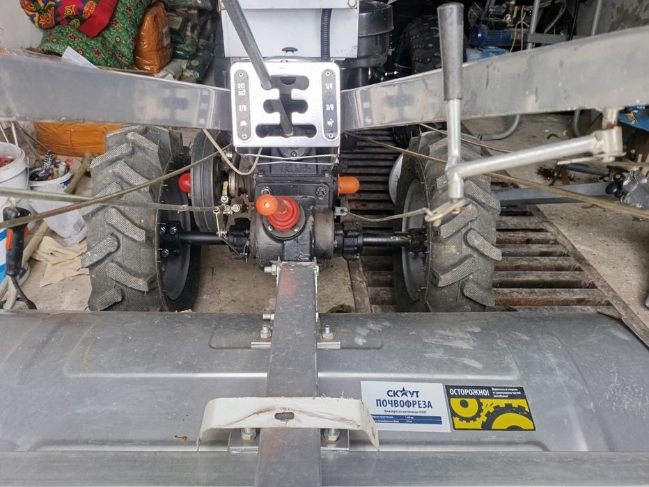 Скаут дизельный мотоблок