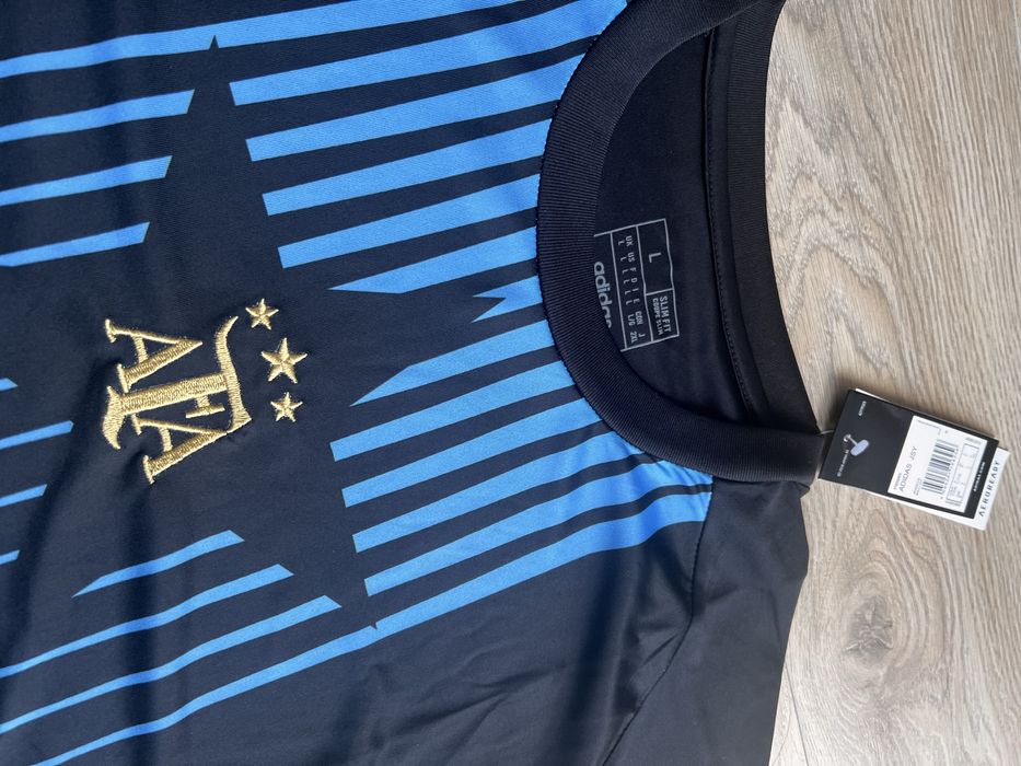 Tricou de fotbal Adidas antrenament Argentina marima L nou cu eticheta
