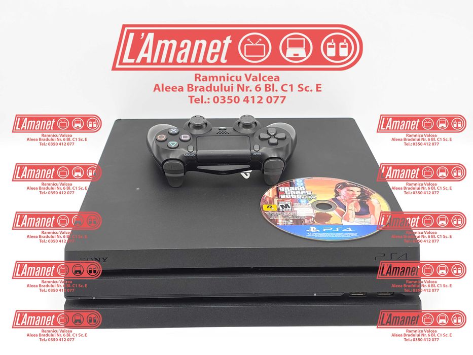 Consola Gaming PlayStation 4 Pro 1TB 1 Maneta 1 Joc  Stare Buna