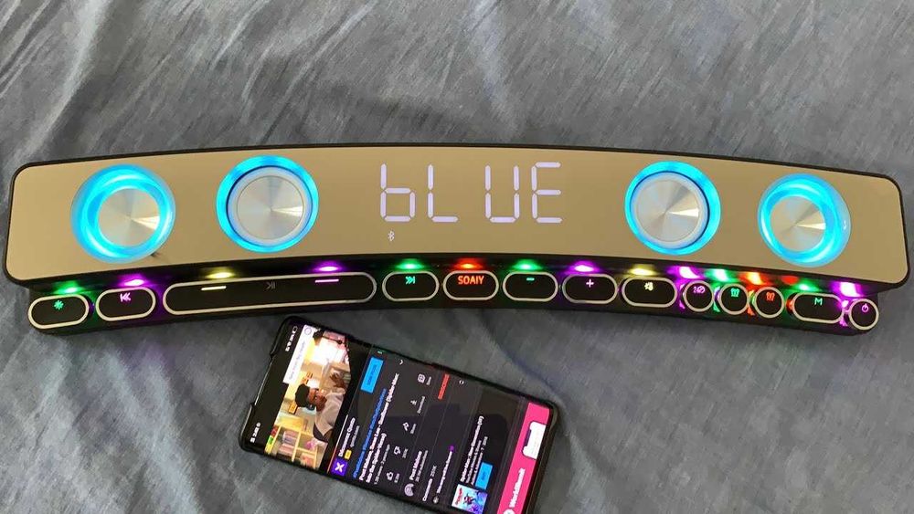 Беспроводной игровой Bluetooth-динамик со светодиодной подсветкой