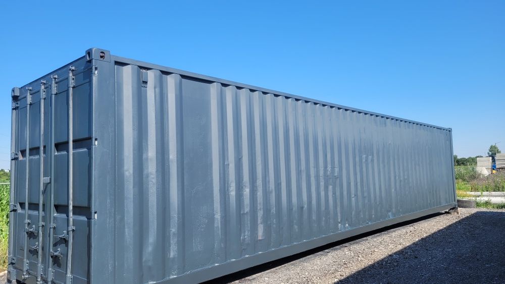 container metalic maritim depozitare santier containere maritime