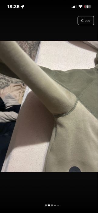 Nike tech fleece marime s fit m nou originala culoare verde