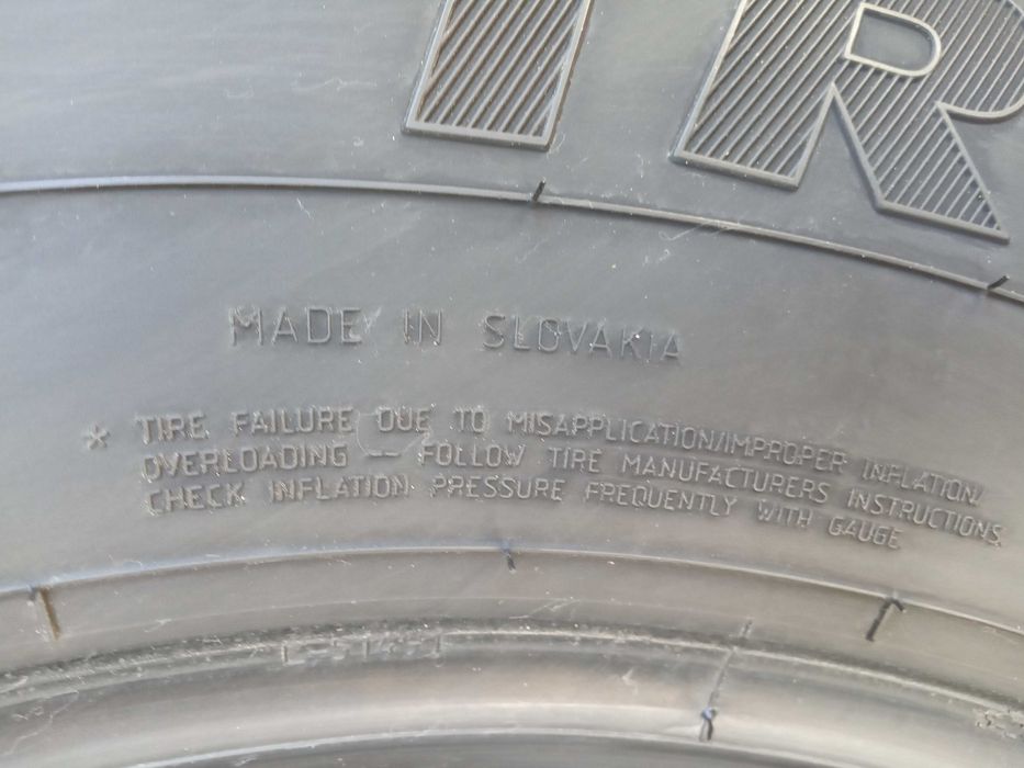 1 гума за ремарке 265/70R19.5 TruckStar 143/141J M+S 16PR FRT DOT4921
