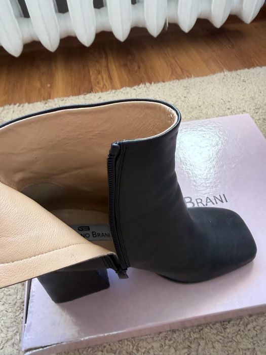 Ботильоны кожанные Италия