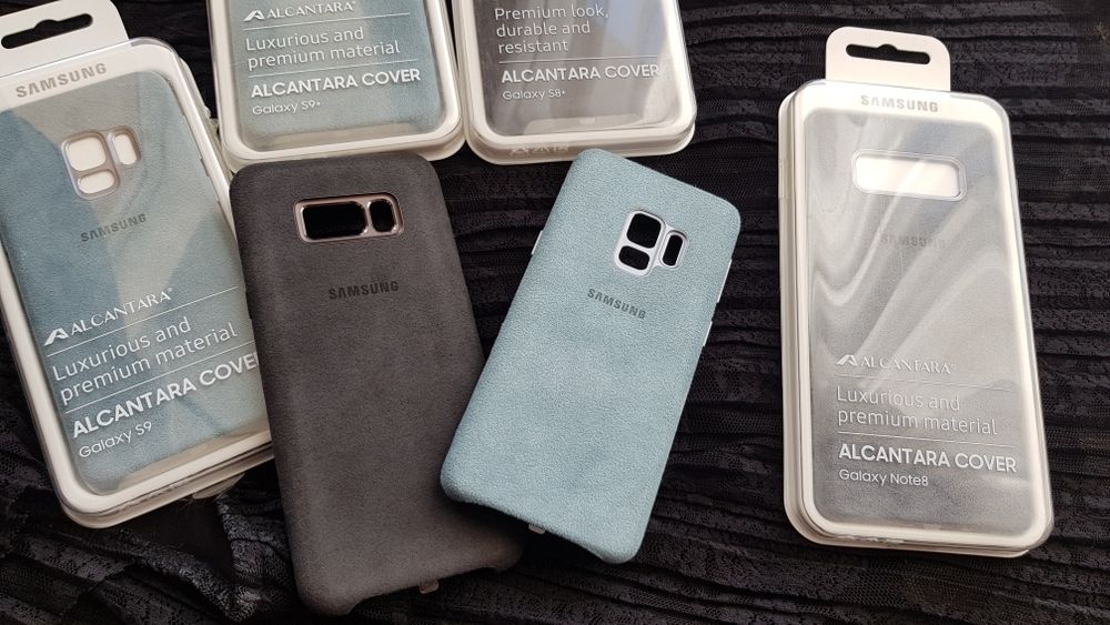 Husa Alcantara Originala Samsung Galaxy S9,S8+ plus,Note 8!Oferta!