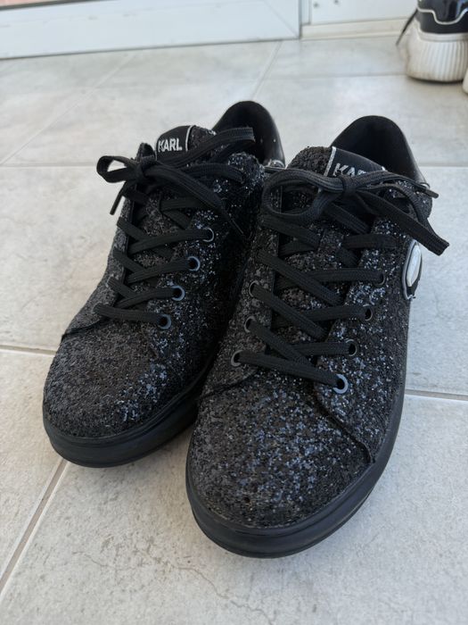 Karl lagerfeld kapri black glitter-оригинални