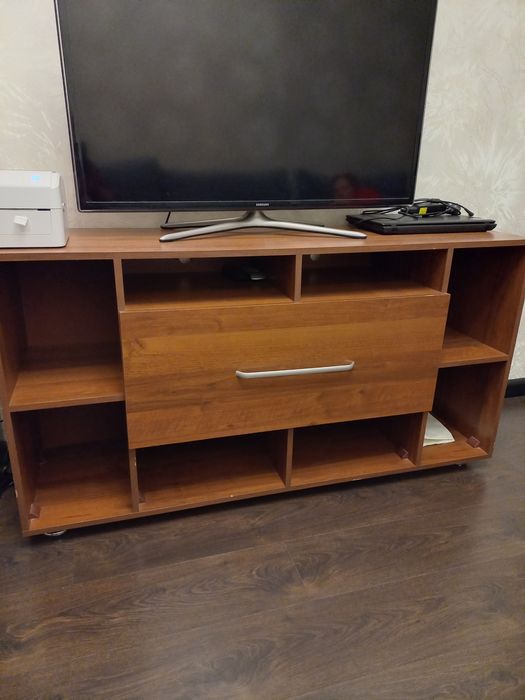 Тумба пол телевизор с полками