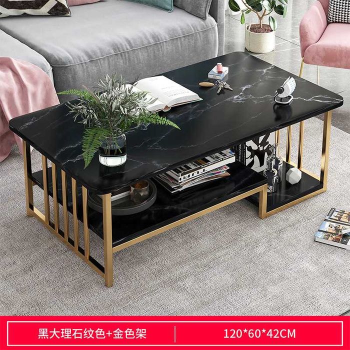 Журнальный стол большой лофт стол для гостинной Белый/Чёрный столик