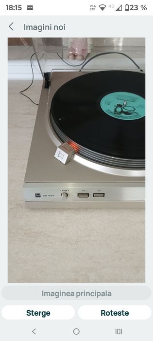 Pic-up dual 607  stare excelenta