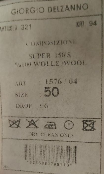 Продам костюм Giorgio Delzanno