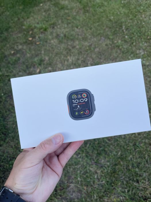Apple Watch Ultra 2 49mm Black Titanium, Black Trail Loop S, Sigilat