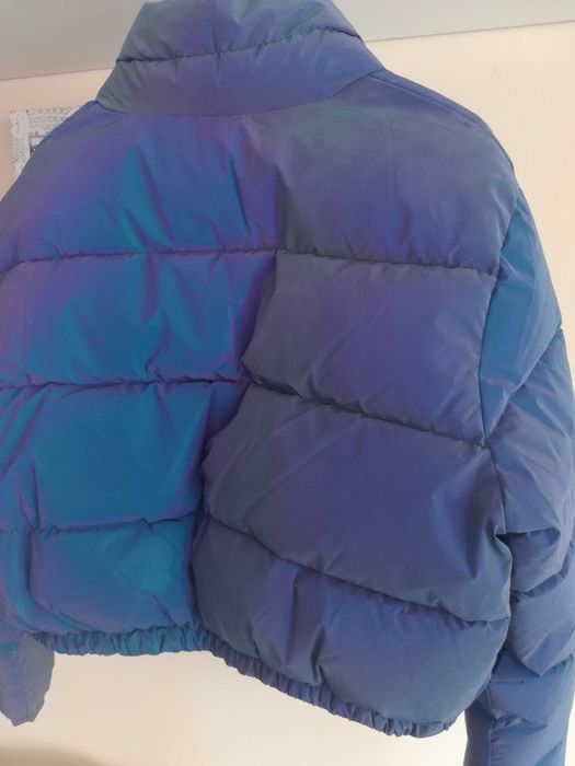 Geaca Bershka bomber holografic