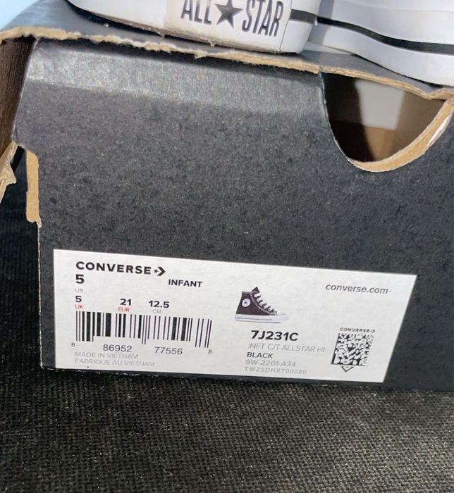 Adidasi fetite converse , marime 21