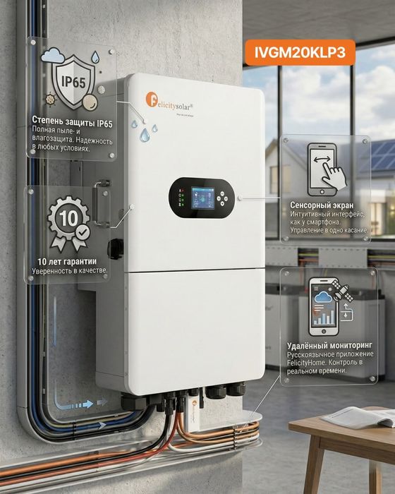 Felicity Solar Gibrid Inverterlari 20kw