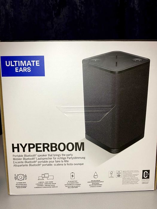 Преносима тонколона HYPERBOOM на Logitech чисто нова