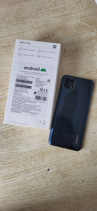 Oppo A15 s с коробкой