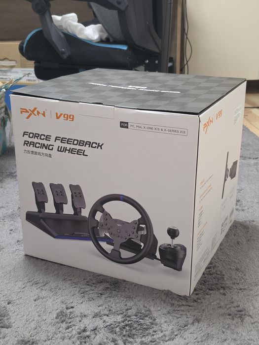 Volan Gaming PXN V99 kit complet ca nou
