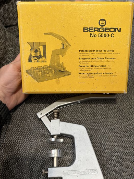 Преса за кристали Bergeon 5500-C