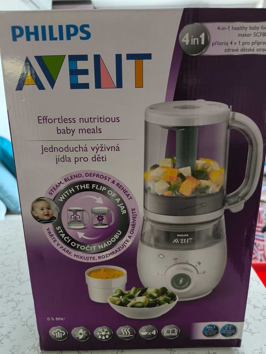 Philips Avent 4в1 уред за готвене на пара