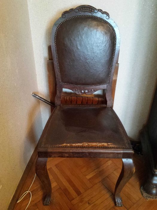 Biblioteca lemn masiv, sculptat