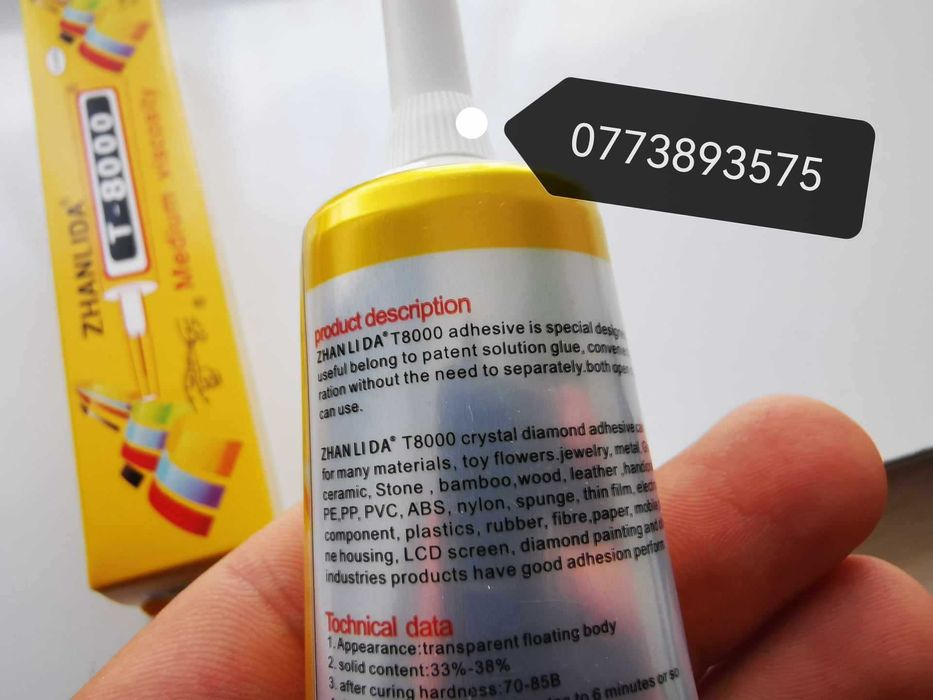 Tub Adeziv lichid T8000 50ml transparent reparastii gsm capace spate