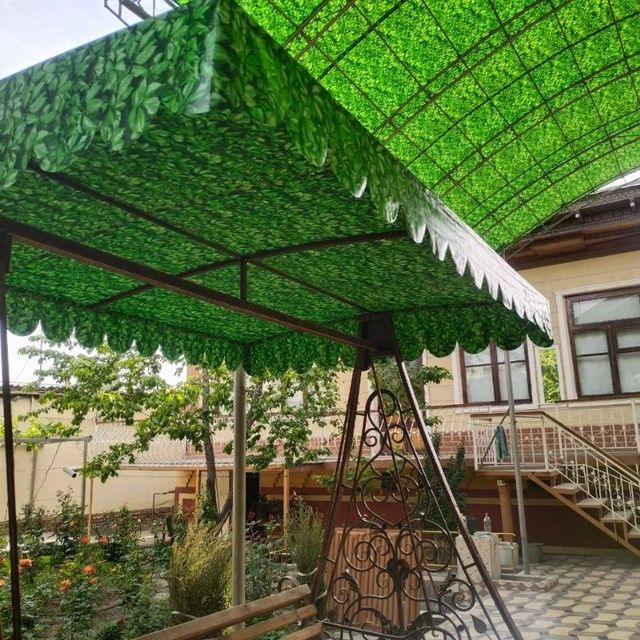 Тент баннер соя сетка установка