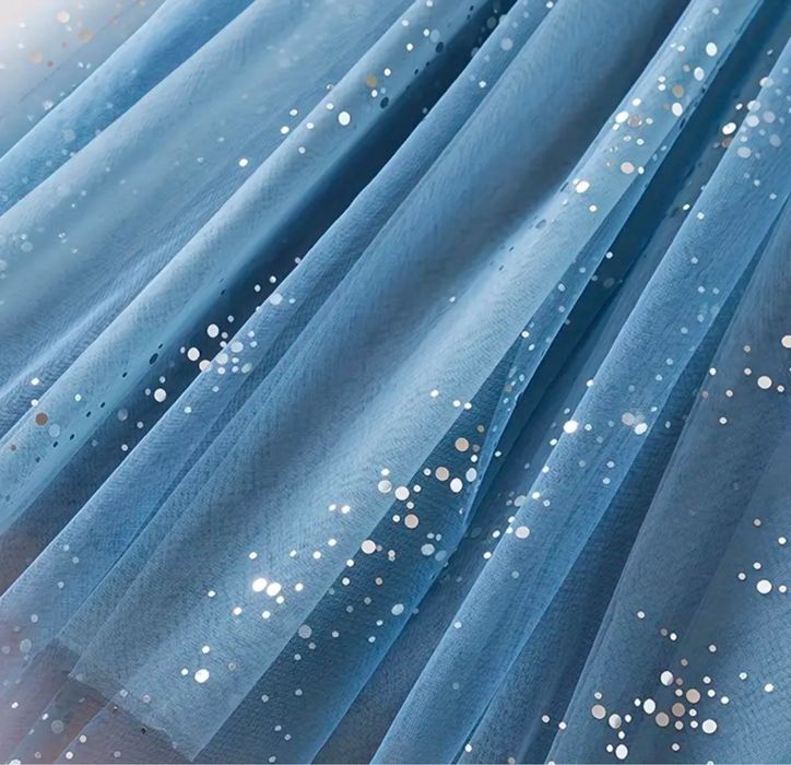 Детска синя рокля