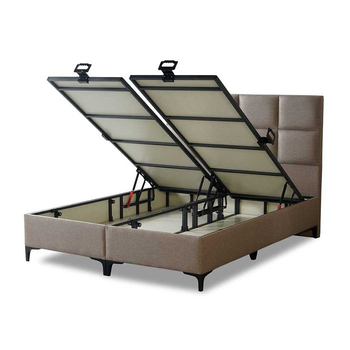 Тапицирани легла с метална конструкция!