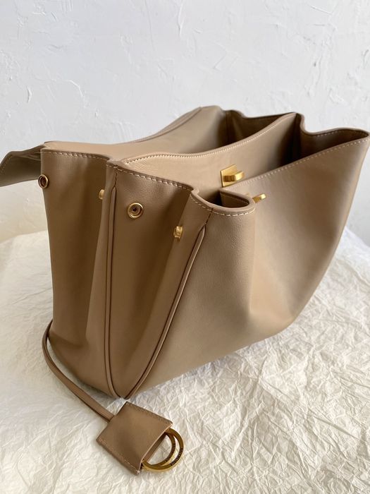 Geanta Balenciaga Rodeo 35cm, milk tea, Premium