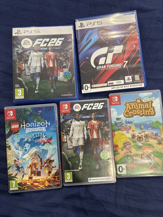 игры на nintendo switch и playstation 5