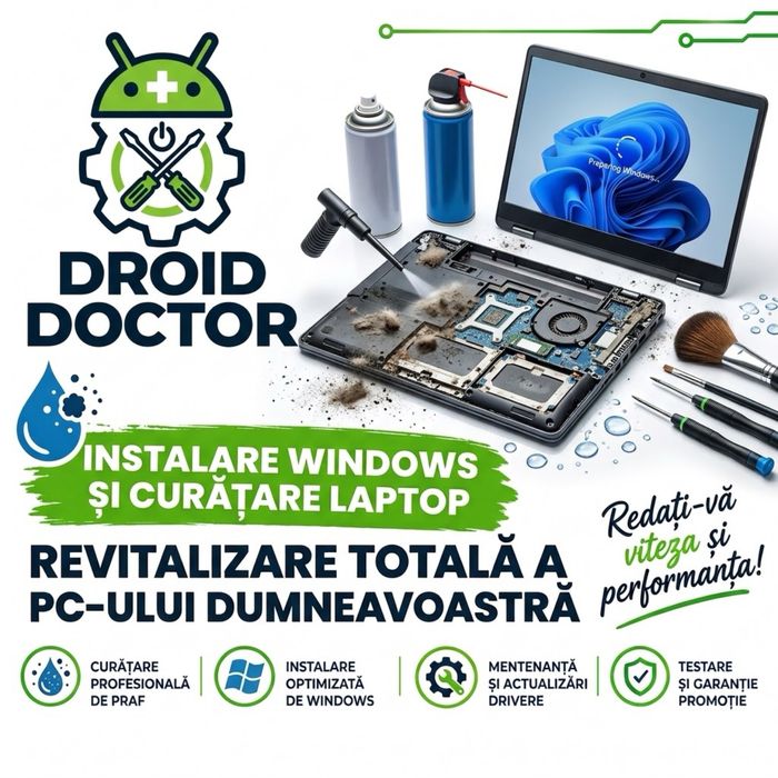 Service gsm - Reparatii Laptop / Pachet Instalare Windows 10 / 11 + Drivere & Utilitare