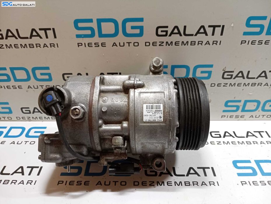Compresor AC Aer Conditionat Clima BMW Seria 1 E81 E87 2.0 D 2004 - 2011 Cod 6987766-01 64526987766-01 447190-6260 [M6888]