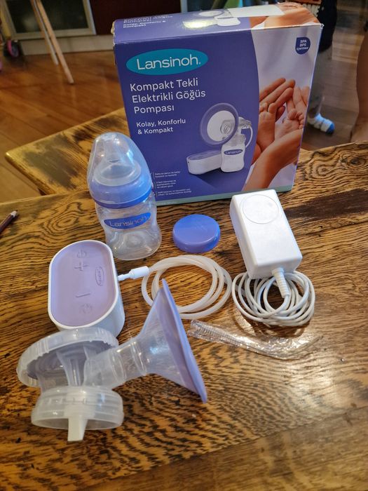 Единична електрическа помпа за кърма Lansinoh