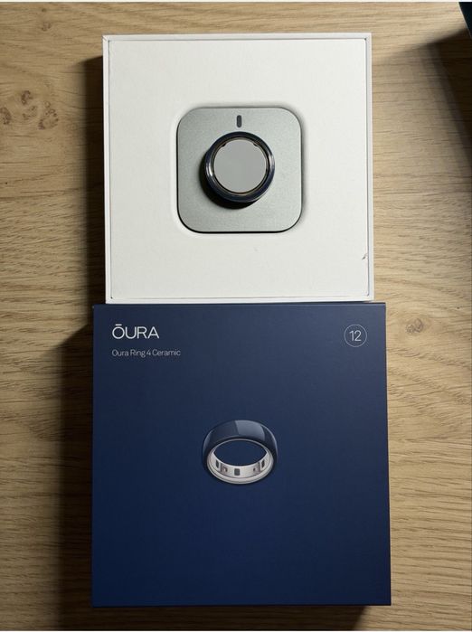 Oura Ring 4 Ceramic, size 12