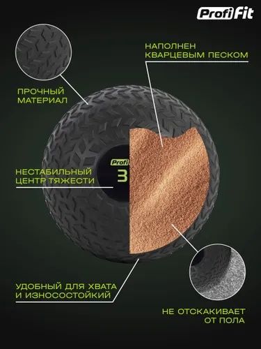 Медицинбол Medball Медбол резиновый Мяч утяжеленный