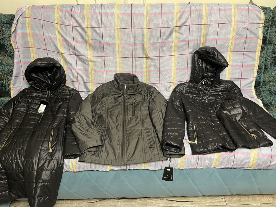 Куртки, кожанки, плащи