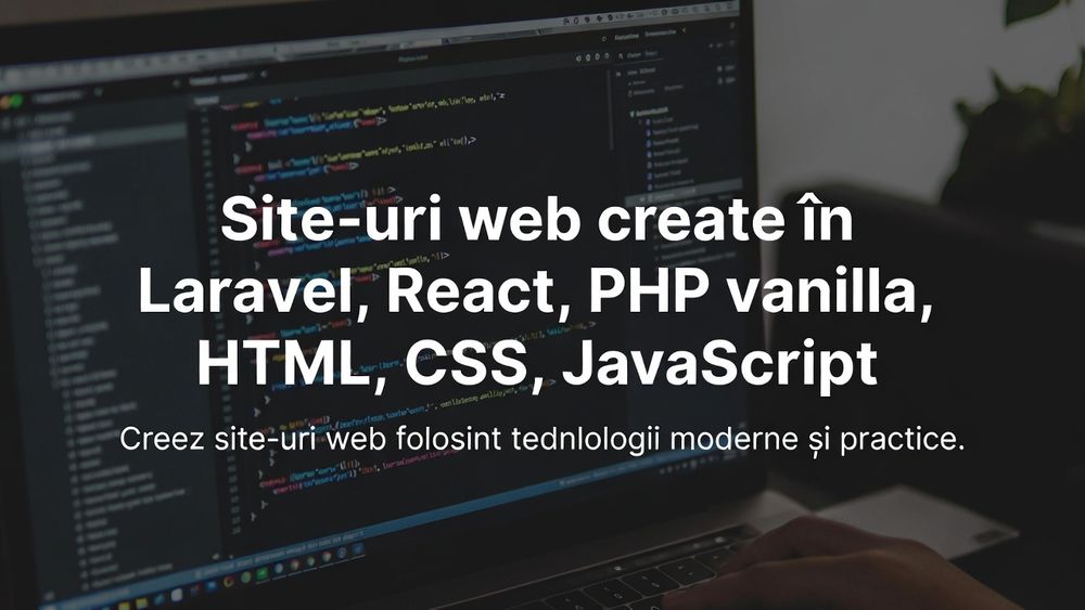 Site-uri web profesionale si moderne