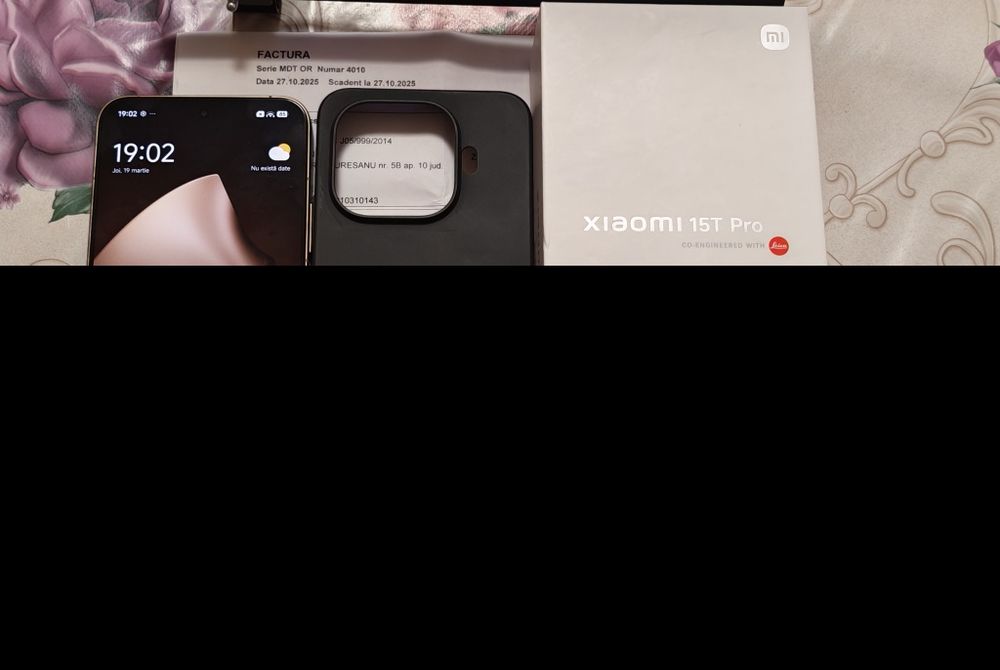 Xiaomi 15T Pro -256 GB / 12 GB RAM  / Mocha Gold / Garanție