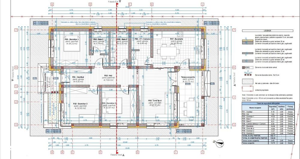 Teren intravilan cu proiect de casa aprobat, in Mihai Viteazu