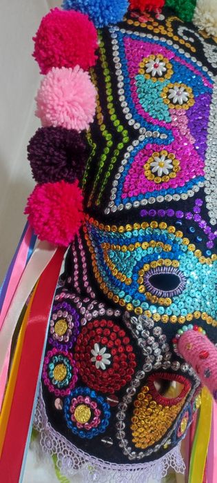 Кукерска маска, гугла,капашон, нова, новодел